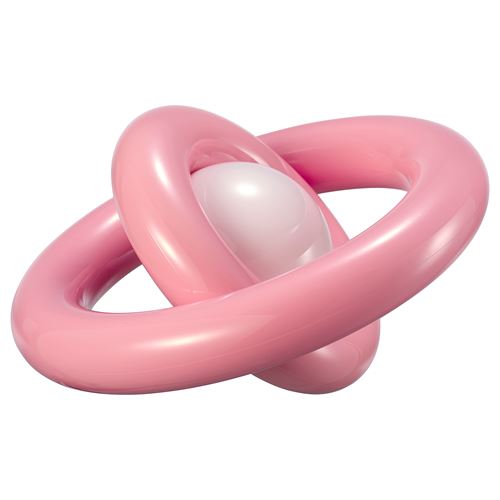 IKEA - STRALA, LED'li dekoratif aydınlatma, pembe, 24 cm