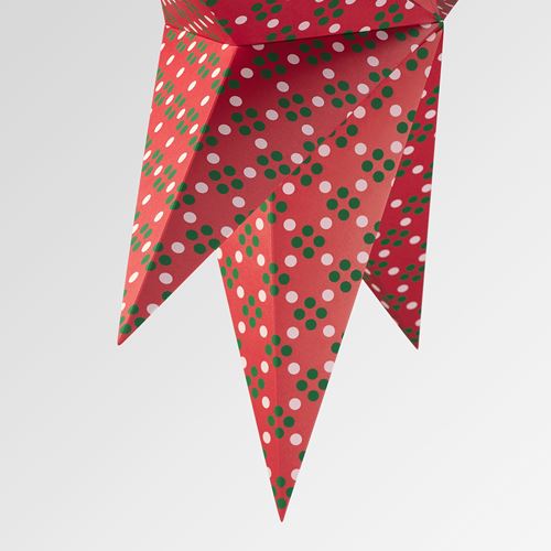 IKEA - STRALA, abajur başlığı, pembe-yeşil, 70 cm