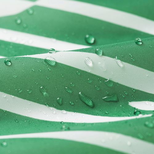 IKEA - BOLLBUDDLEJA, shower curtain, green/floral pattern, 180x200 cm