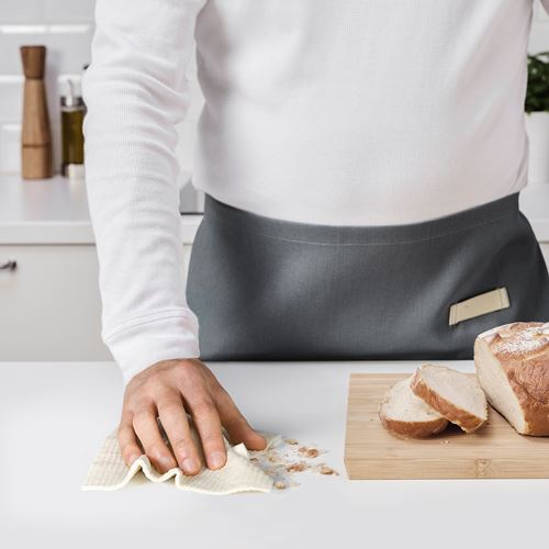 IKEA - TRIXIG, temizlik bezi, kırık beyaz, 18x20 cm