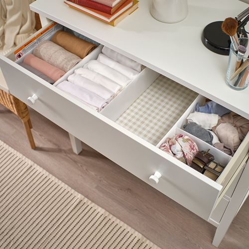 IKEA - SKUBB, box set, white, 20x38x12 cm
