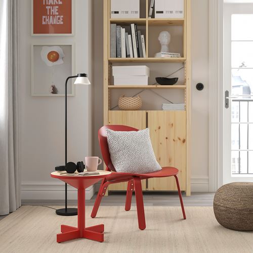 IKEA - GRIMSARBO, yan sehpa, çam-kırmızı