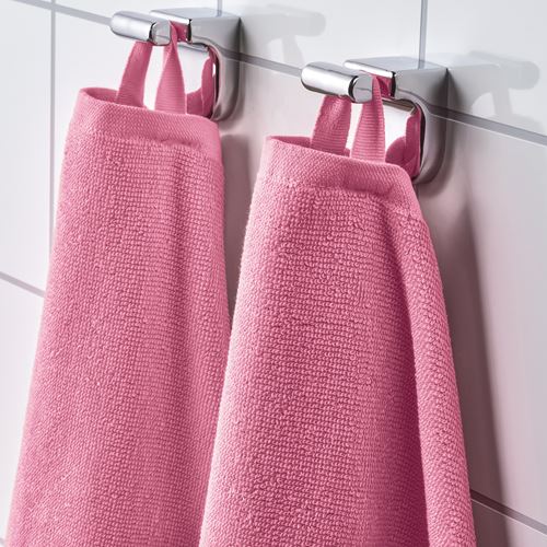 IKEA - VAGSJÖN, banyo havlusu, pembe, 70x140 cm