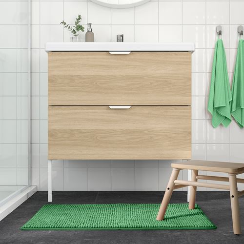 IKEA - TOFTBO, banyo paspası, açık yeşil, 50x80 cm