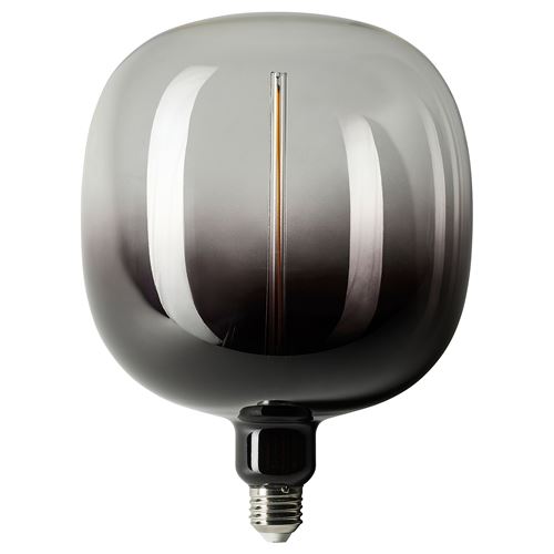 IKEA - MOLNART, LED bulb E27, black, 200 lm