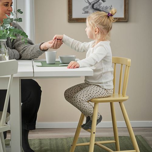 IKEA - AGAM, çocuk sandalyesi, açık bej-sarı