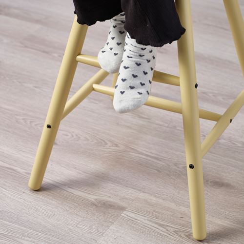 IKEA - AGAM, çocuk sandalyesi, açık bej-sarı