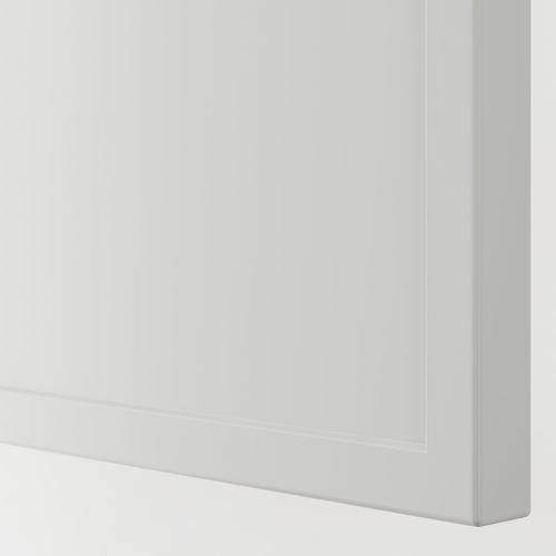 IKEA - ASPUDDEN, kapak, açık gri, 25x80 cm