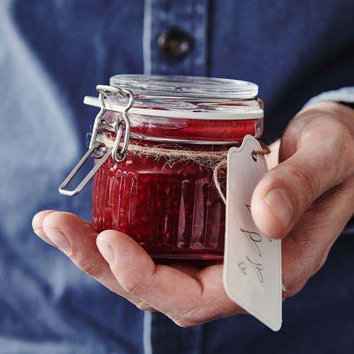 IKEA - KÖSSEBAR, kapaklı cam kavanoz, cam, 13 cl