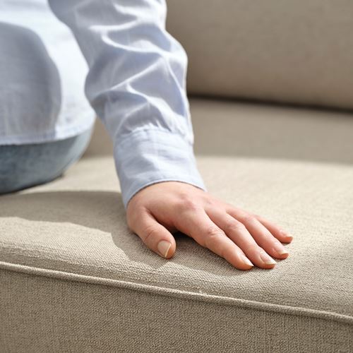 IKEA - TORNSBORG, 2-seat sofa-bed, naggen beige-pine