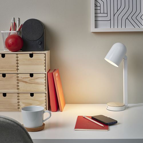 IKEA - ENSMARKE, masa lambası, beyaz