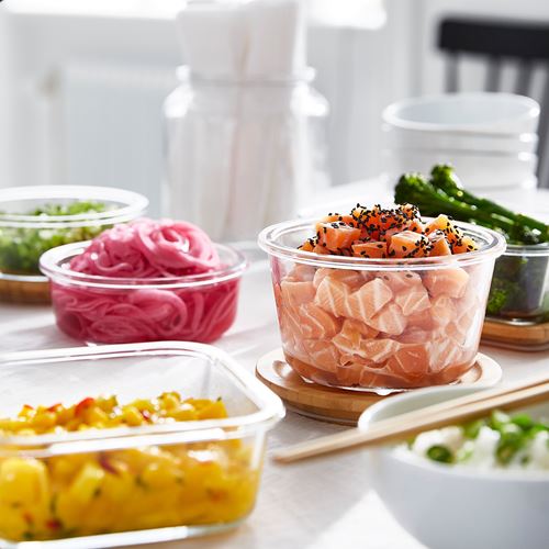 IKEA - IKEA 365+, glass container, glass, 600 ml