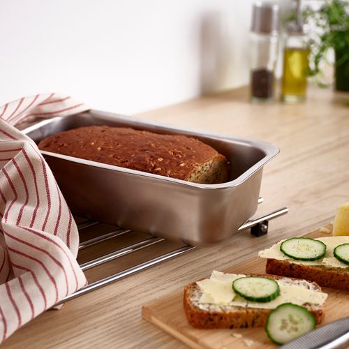 IKEA - VINTERROCKA, loaf tin, stainless steel, 2,1 l