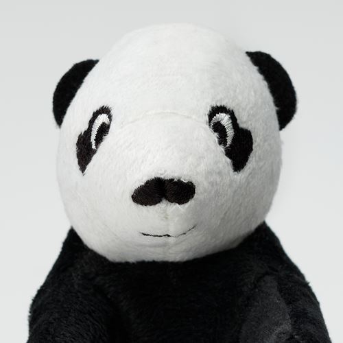 IKEA - DJUNGELSKOG, soft toy, black-white, 11 cm