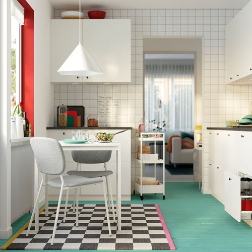 IKEA - VIHALS, mutfak masası, beyaz, 74x74 cm