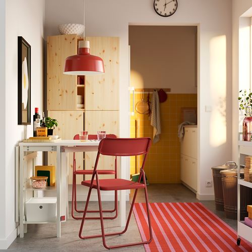 IKEA - VIHALS, folding chair, red