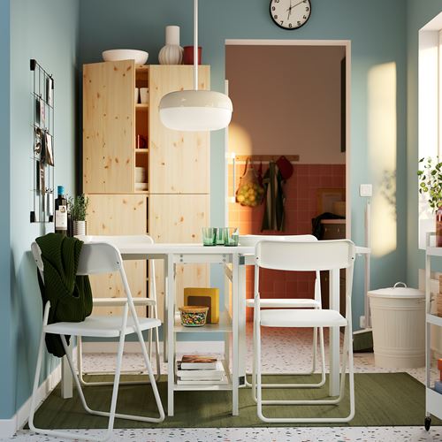 IKEA - VIHALS, folding chair, white