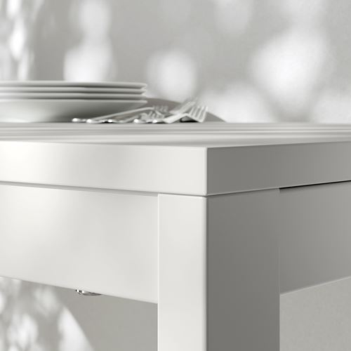IKEA - VIHALS, açılır mutfak masası, beyaz, 2-4 kişilik