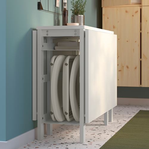 IKEA - VIHALS, katlanır sandalye, beyaz
