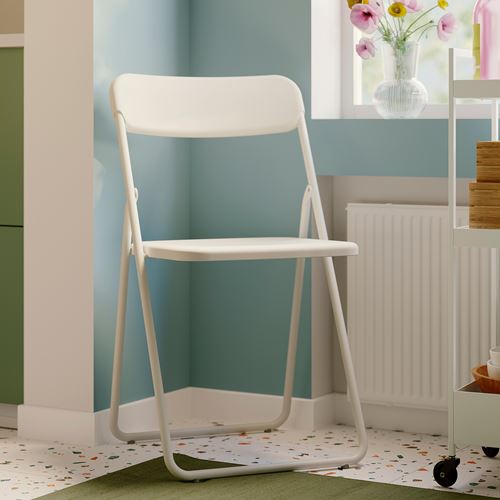 IKEA - VIHALS, katlanır sandalye, beyaz