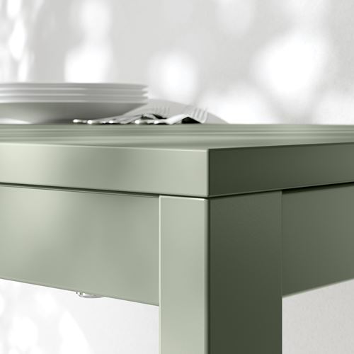 IKEA - VIHALS, açılır yemek masası, yeşil, 4-6 kişilik