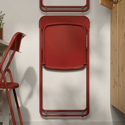 IKEA - VIHALS, folding chair, red