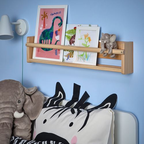 IKEA - DJUNGELSKOG, yumuşak oyuncak, gri, 12 cm