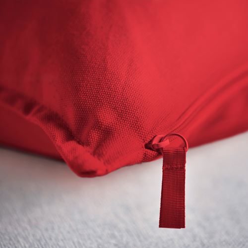 IKEA - GURLI, lace pillow cover, red, 50x50 cm