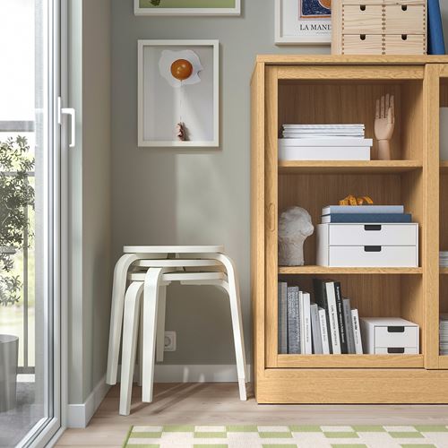 IKEA - KYRRE, tabure, kırık beyaz