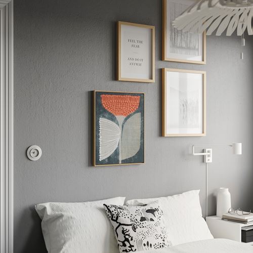 IKEA - BLODFLADER, çerçeveli resim, çok renkli, 40x50 cm