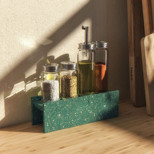 IKEA - HUNDHAJ, baharat rafı, yeşil, 20 cm