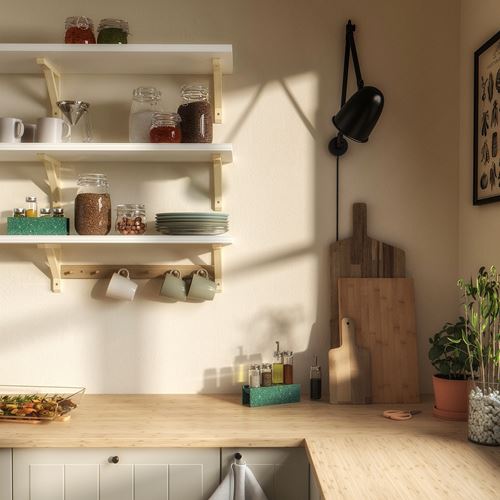IKEA - HUNDHAJ, baharat rafı, yeşil, 20 cm
