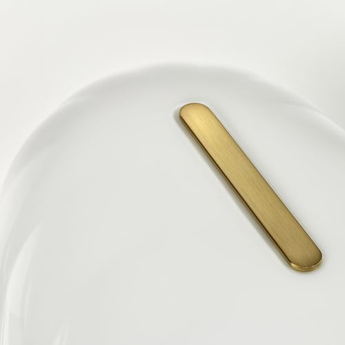 IKEA - AKTERSPRING, masa lambası, opal beyaz cam-pirinç, 39 cm