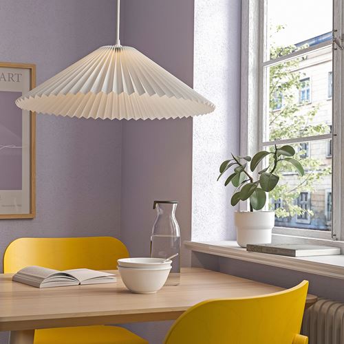 IKEA - KUDDLAVA/HAVSDJUP, sarkıt lamba, beyaz, 59 cm