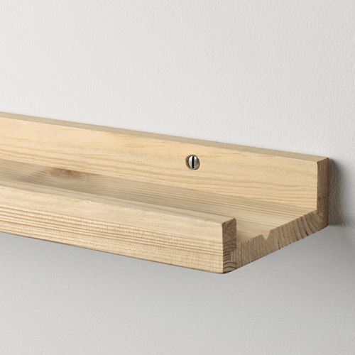 IKEA - NORDHAGG, çerçeve rafı, çam, 45 cm