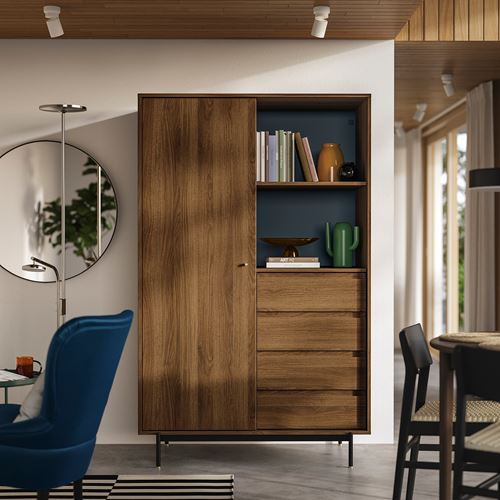 IKEA - RADMANSÖ, gardırop, kahverengi ceviz görünüm, 118x64x190 cm