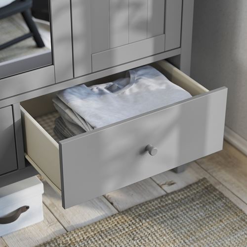 IKEA - GULLABERG, wardrobe, grey, 128x64x201 cm