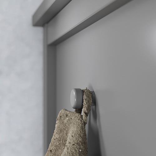 IKEA - GULLABERG, wardrobe, grey, 128x64x201 cm