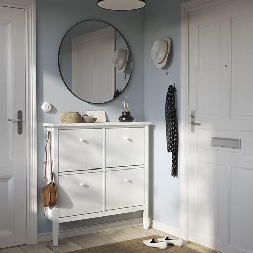 IKEA - GULLABERG, shoe cabinet/storage, white, 105x22x107 cm