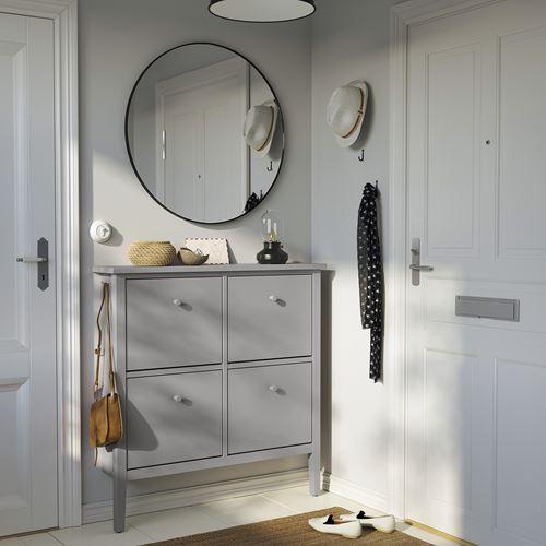 IKEA - GULLABERG, shoe cabinet/storage, grey, 105x22x107 cm