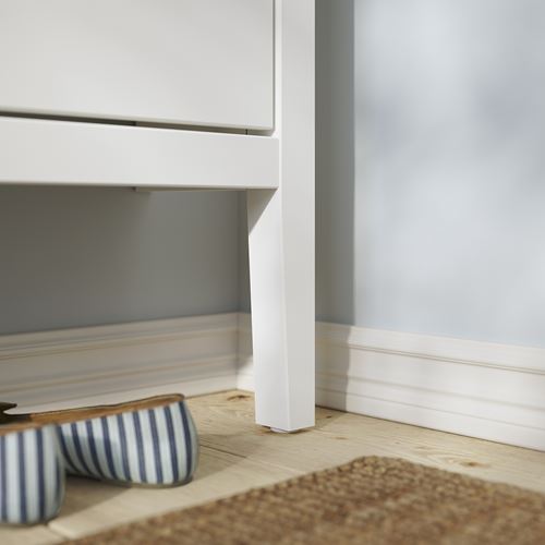 IKEA - GULLABERG, shoe cabinet/storage, white, 105x22x107 cm