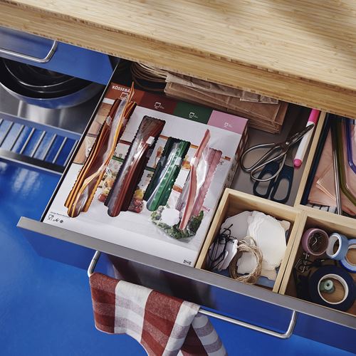 IKEA - KÖSSEBAR, kilitlenebilir buzdolabı poşeti, karışık desenler