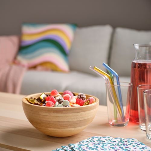 IKEA - BLANDA MATT, bamboo serving bowl, bamboo, 20 cm