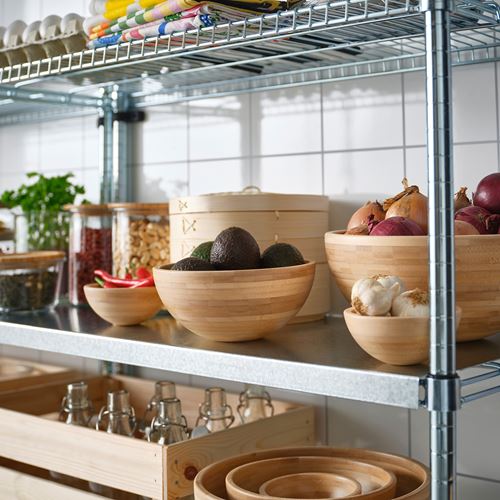 IKEA - BLANDA MATT, bamboo serving bowl, bamboo, 28 cm