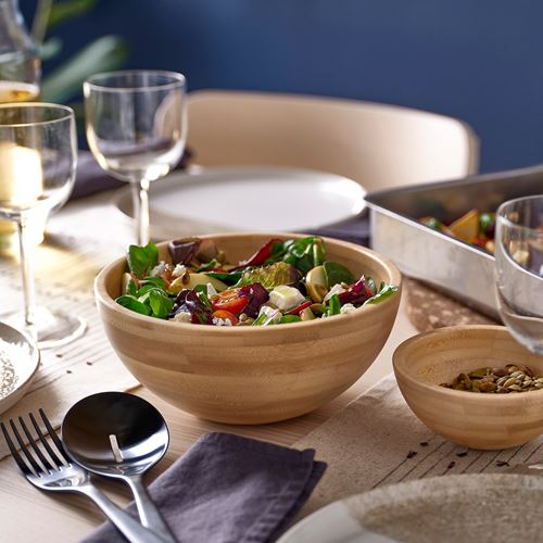 IKEA - BLANDA MATT, bamboo serving bowl, bamboo, 20 cm