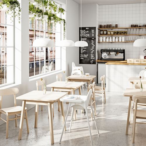 IKEA - ANTILOP, highchair with tray, white, 90 cm