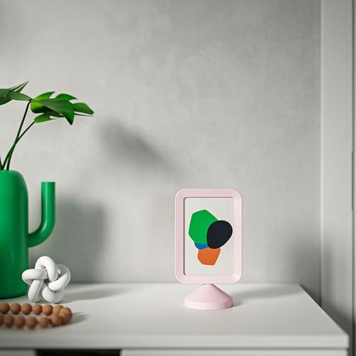 IKEA - FIKONTRAD, renkli çerçeve, açık pembe, 10x15 cm