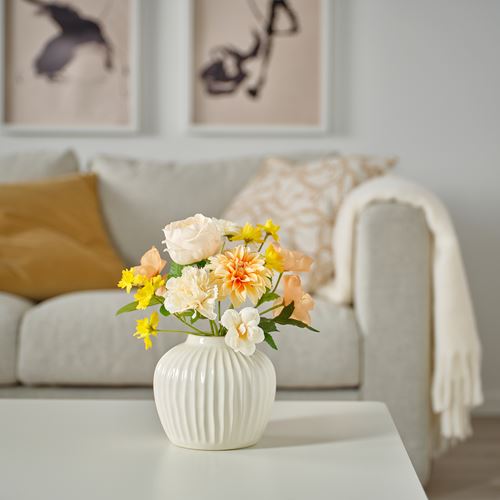 IKEA - SMYCKA, yapay buket, sarı-turuncu, 30 cm