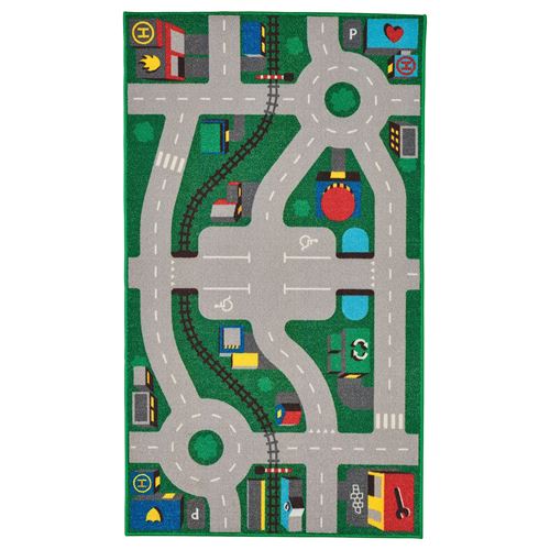 IKEA - LILLABO, çocuk halısı, yeşil, 75x133 cm