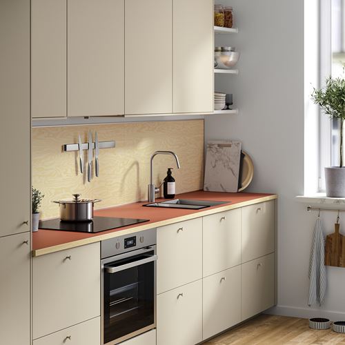 IKEA - EKBACKEN, worktop, terracotta effect-laminate, 246x63,5x2,8 cm
